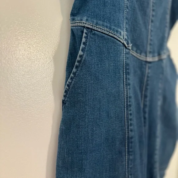 Hollister Light Blue Denim Jumpsuit - Picture 3 of 7